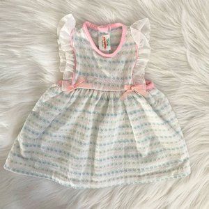 Vintage 80s Healthtex Girls Berry Sweet Dress